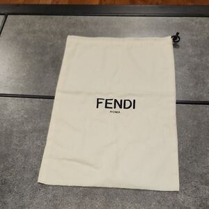 Fendi Men's Dust Bag in Elegant Cream